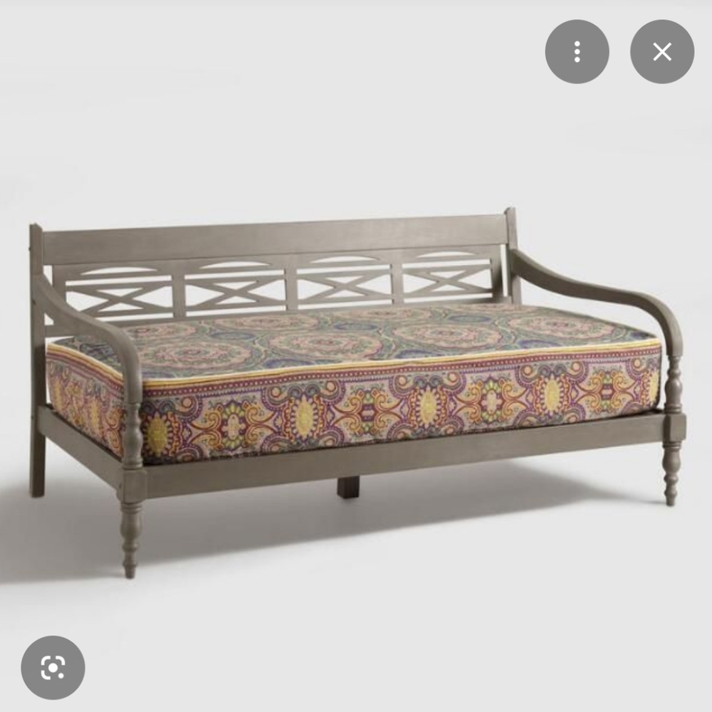 World market burgundy medallion daybed cover (no longer made)
